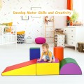 Image of Costway 5-Piece Set Climb Activity Play Safe Foam Blocks