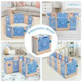 Image of Costway Foldable Baby Playpen Kids Activity Center with Lockable Door