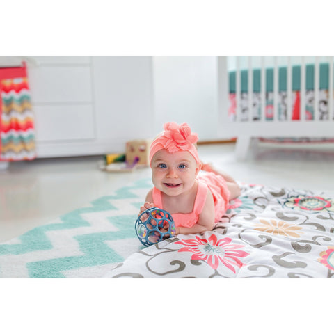 Image of Waverly® Pom Pom Play 4 Piece Crib Bedding Set