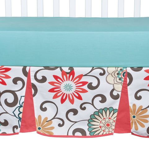 Image of Waverly® Pom Pom Play 4 Piece Crib Bedding Set