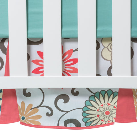 Image of Waverly® Pom Pom Play 4 Piece Crib Bedding Set