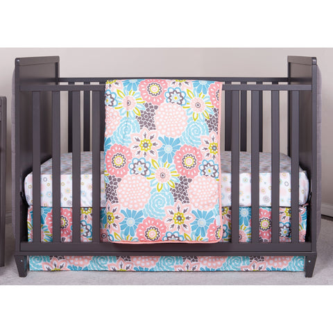 Image of Waverly Blooms 5 Piece Crib Bedding Set