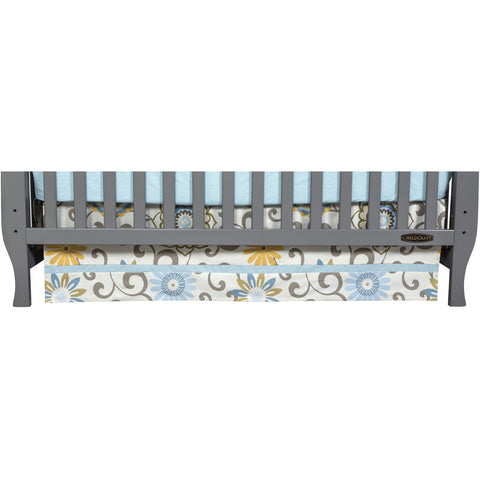 Image of Waverly Pom Pom Spa 4 Piece Crib Bedding Set