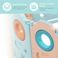 Image of Costway Foldable Baby Safety Play Yard with Lockable Gate