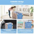 Image of Costway Foldable Baby Playpen Kids Activity Center with Lockable Door