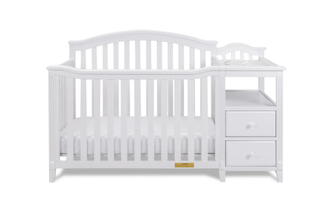 Image of AFG Baby Furniture Athena Kali 4-in-1 Crib and Changer in White