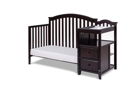 Image of AFG Baby Furniture Athena Kali 4-in-1 Crib and Changer in Expresso