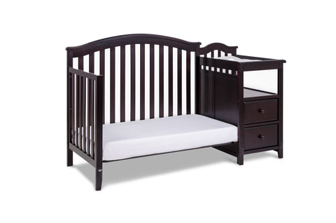 Image of AFG Baby Furniture Athena Kali 4-in-1 Crib and Changer in Expresso