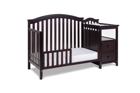Image of AFG Baby Furniture Athena Kali 4-in-1 Crib and Changer in Expresso