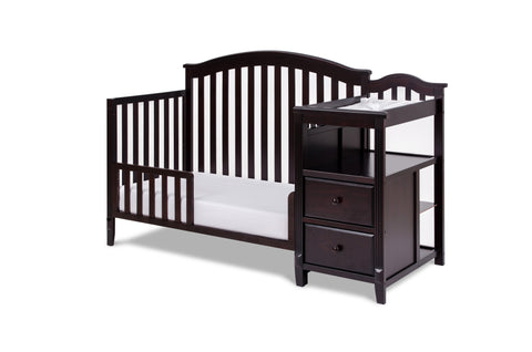 Image of AFG Baby Furniture Athena Kali 4-in-1 Crib and Changer in Expresso