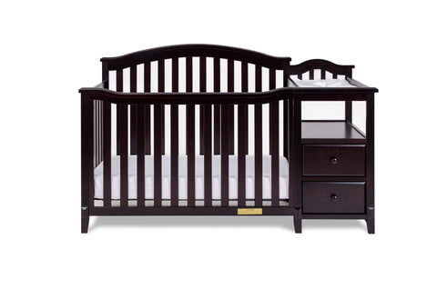 Image of AFG Baby Furniture Athena Kali 4-in-1 Crib and Changer in Expresso