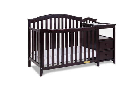 Image of AFG Baby Furniture Athena Kali 4-in-1 Crib and Changer in Expresso