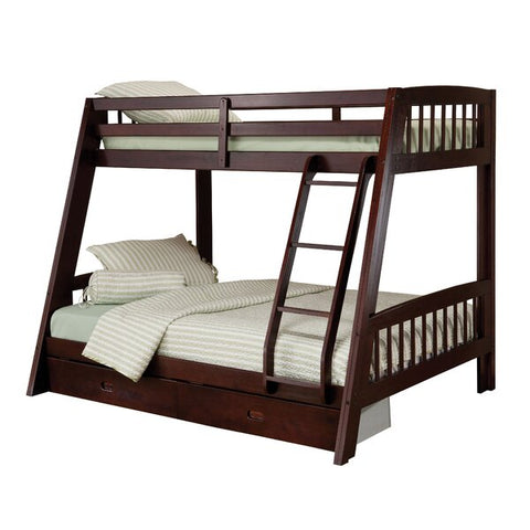 Image of Topmax Twin Over Full Bunk Bed with Storage