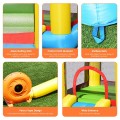 Image of Costway Inflatable Kids Slide Bounce House with 580w Blower