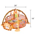 Image of Costway 3 in 1 Cartoon Baby Infant Activity Gym Play Mat