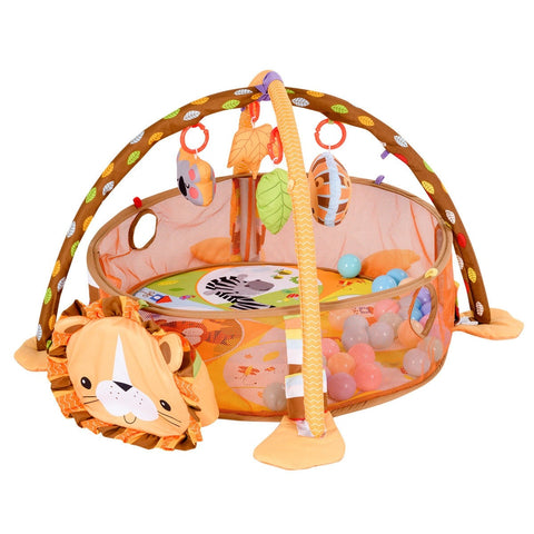 Image of Costway 3 in 1 Cartoon Baby Infant Activity Gym Play Mat
