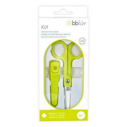 Image of Bbluv Küt (Lime) - Ceramic Baby Food Scissors