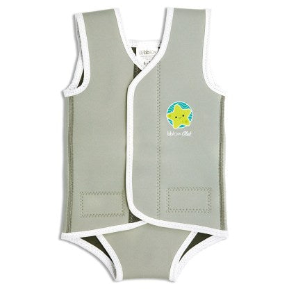 Image of Bbluv Wräp (Grey) - Neoprene Baby WetSuit (6-18 months)