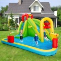 Image of Costway Inflatable Splash Water Bounce House Jump Slide Bouncer