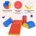 Image of Costway 5-Piece Set Climb Activity Play Safe Foam Blocks