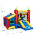 Image of Costway Kids Gift Inflatable Bounce House with 480W Blower