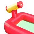 Image of Costway Inflatable Water Slide Bounce House with Climbing Wall and Jumper