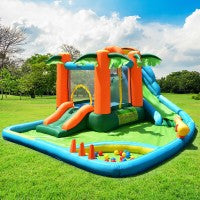 Image of Costway Inflatable Bounce House Castle Jumper Without Blower