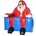 Image of Costway Inflatable Santa Claus Bounce House Christmas Jumper