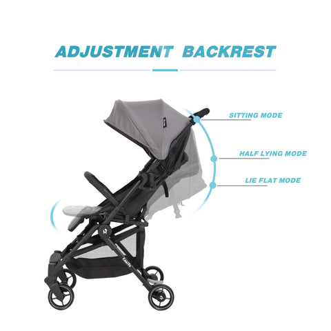 Image of Lightweight aluminum Baby Stroller