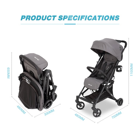 Image of Lightweight aluminum Baby Stroller