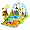 Image of Costway 4-in-1 Baby Play Gym Mat with 3 Hanging Educational Toys