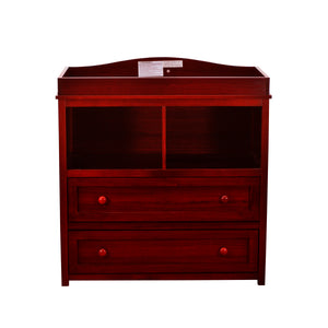 AFG Baby Leila I 2 Drawer Changing Table Espresso