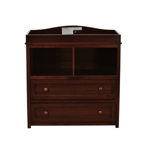 AFG Baby Leila I 2 Drawer Changing Table Espresso