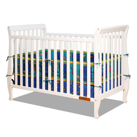 Image of Athena Naomi 4 in 1 Convertible Crib with Guardrail