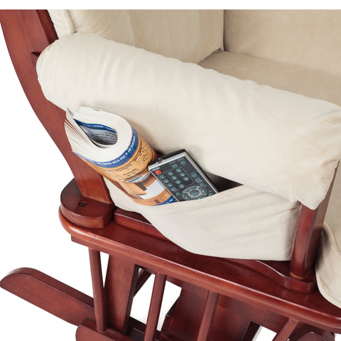 Image of Sleigh Glider Chair and Ottoman