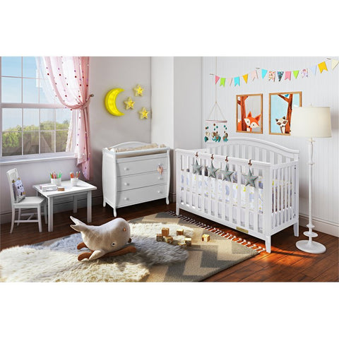 Image of Athena Baby Kali II 4-in-1 Convertible Crib with Grace 3-Drawer