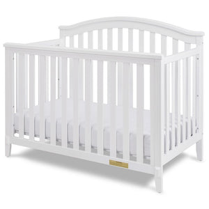 AFG Baby Kali II 4-in-1 Convertible Crib with Leila 2-Drawer Changer in White