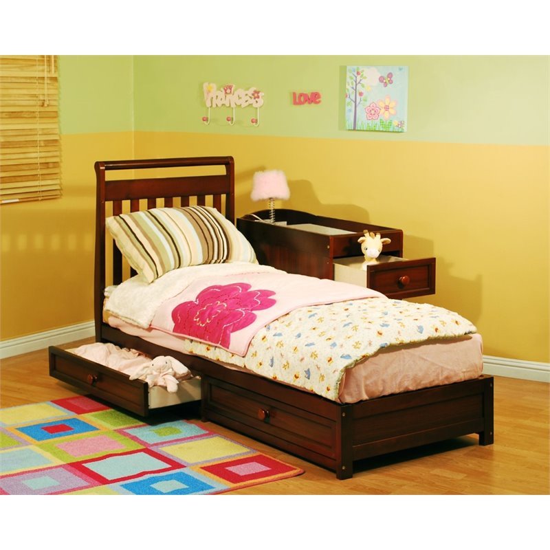 Athena Daphne 2 in 1 Convertible Crib in Gray