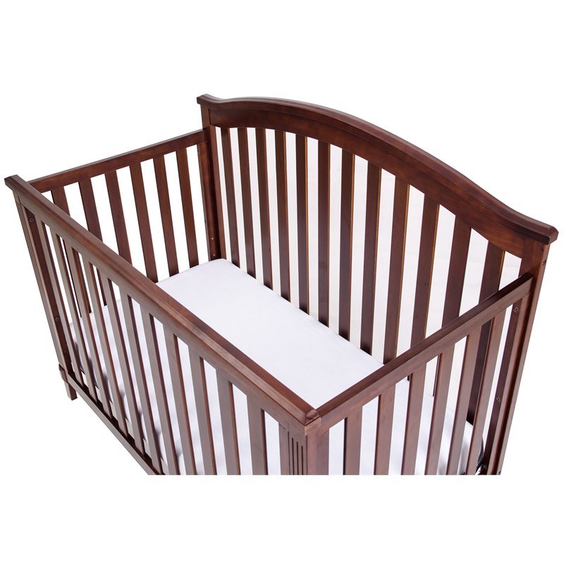 AFG Baby Furniture Kali II 4-in-1 Crib Espresso (Flat Footboard)