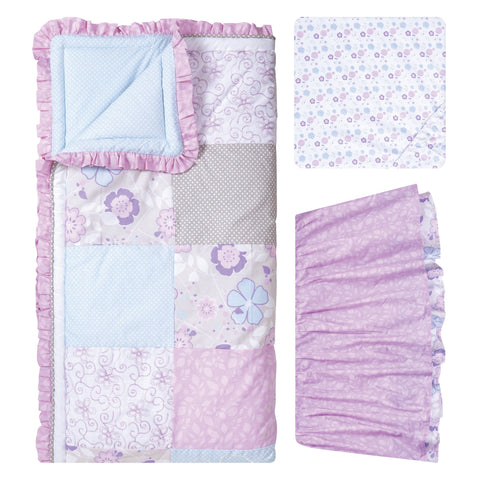 Image of Trend Lab Grace 5 Piece Crib Bedding Set