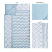 Image of Trend Lab Blue Sky 3 Piece Crib Bedding Set