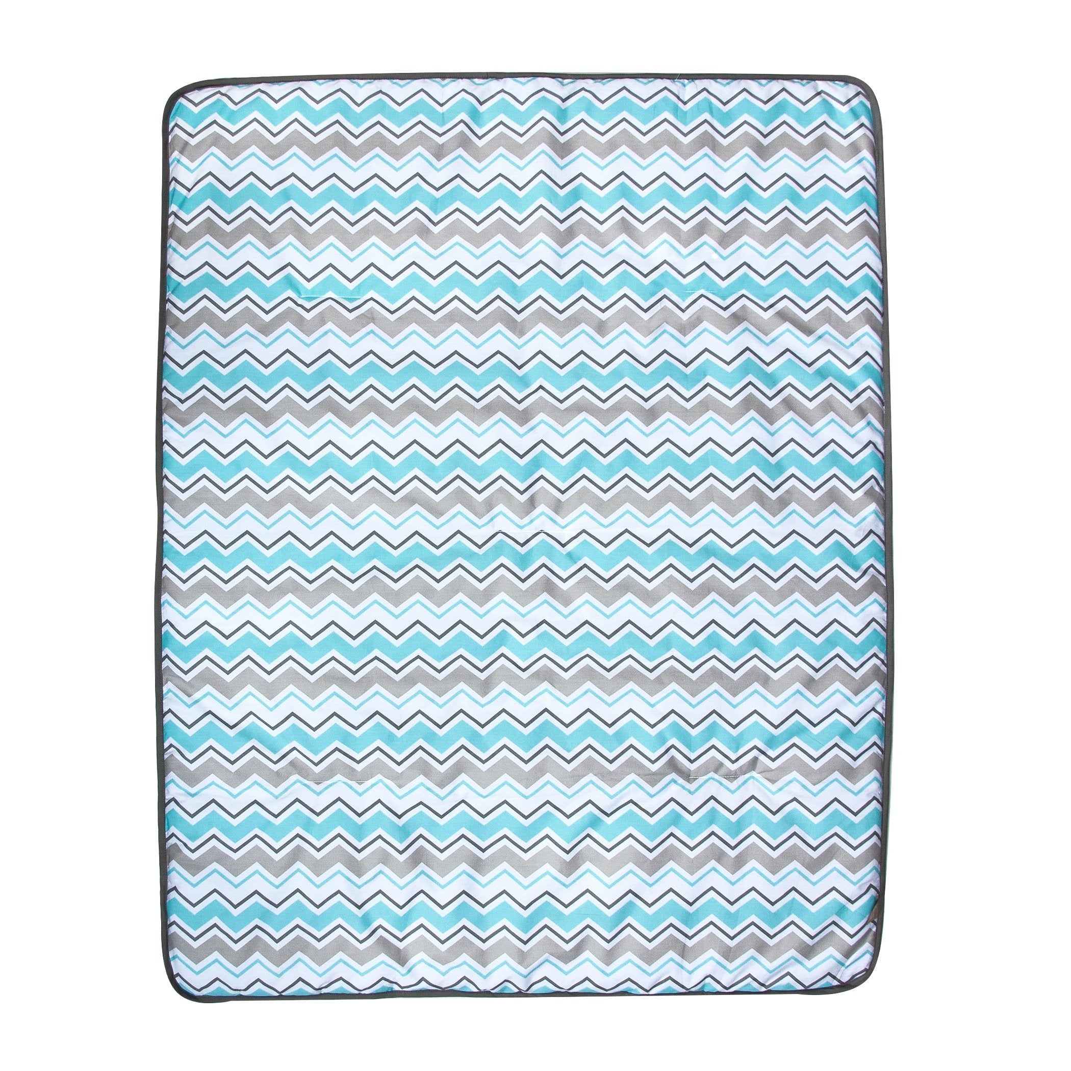 Seashore Waves 3 Piece Crib Bedding Set