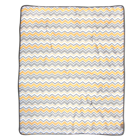 Image of Buttercup Zigzag 3 Piece Crib Bedding Set