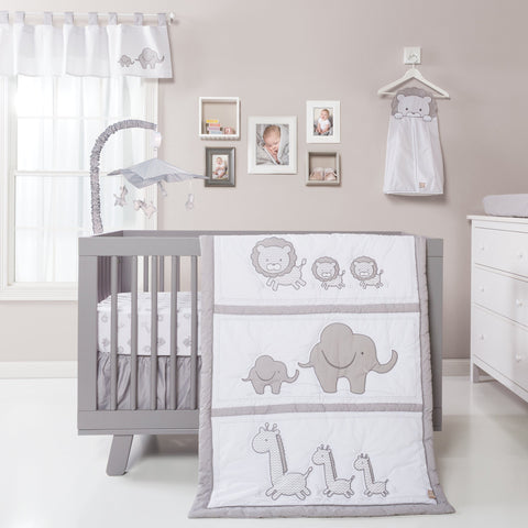 Image of Safari Chevron Musical Crib Mobile