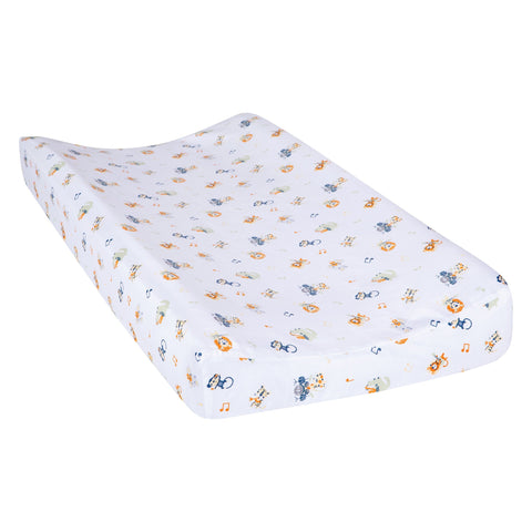 Image of Safari Rock Band 6 Piece Crib Bedding Set