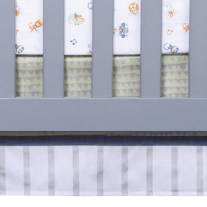 Safari Rock Band 6 Piece Crib Bedding Set