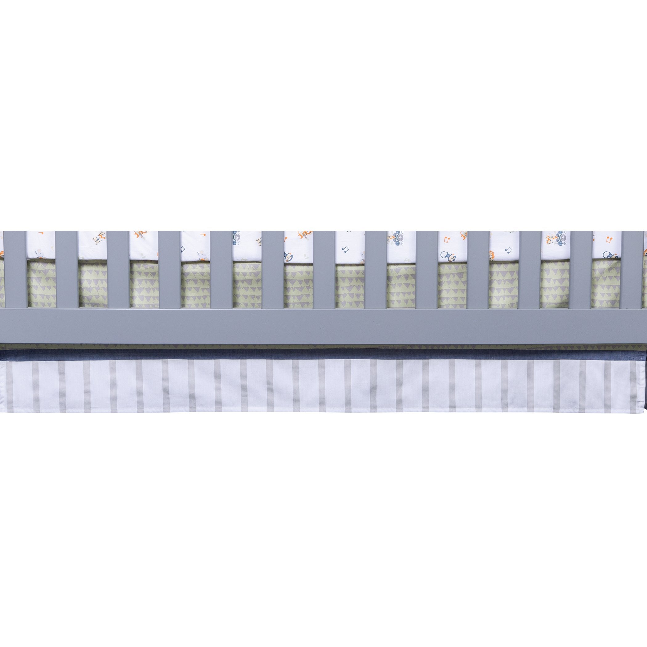 Safari Rock Band 6 Piece Crib Bedding Set