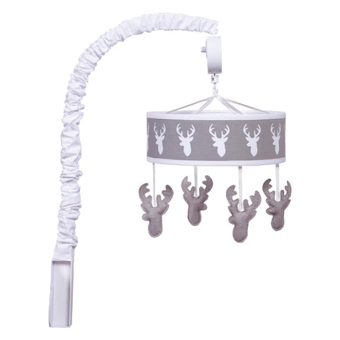 Image of Stag Head Musical Crib Mobile