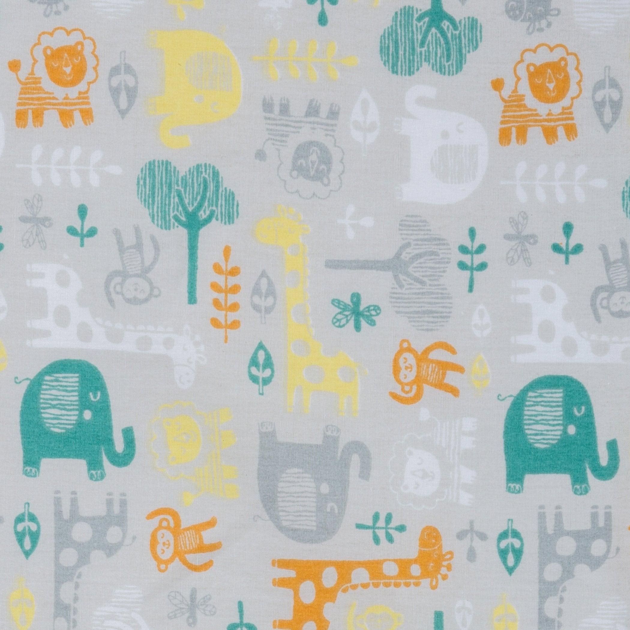 Lullaby Jungle 6 Piece Crib Bedding Set