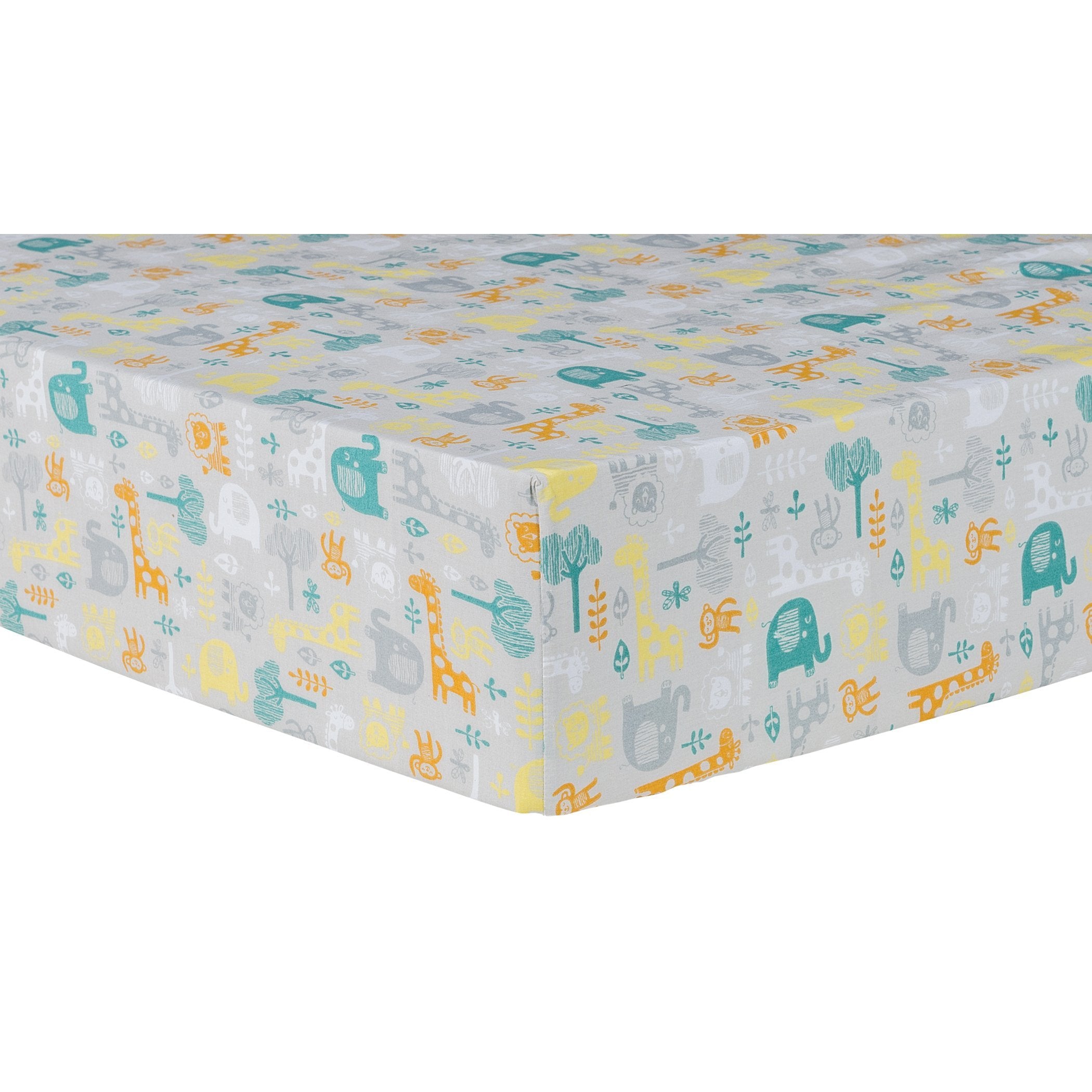 Lullaby Jungle 6 Piece Crib Bedding Set